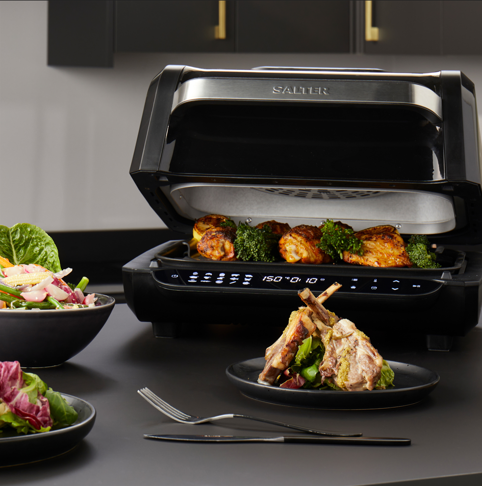 No Need to turn oven on, The Salter Aero Grill does it all - Salter